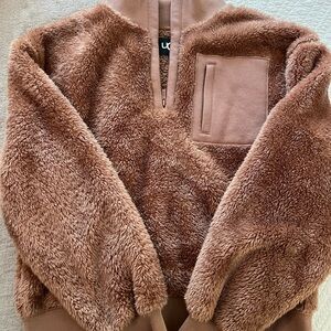 UGG Tan Fleece Pullover